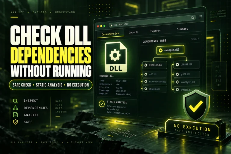 How to Check DLL Dependencies Without Running the File — illustrated DLL guide thumbnail