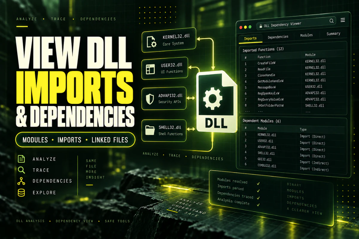 How to View DLL Imports and Dependencies — illustrated DLL guide thumbnail