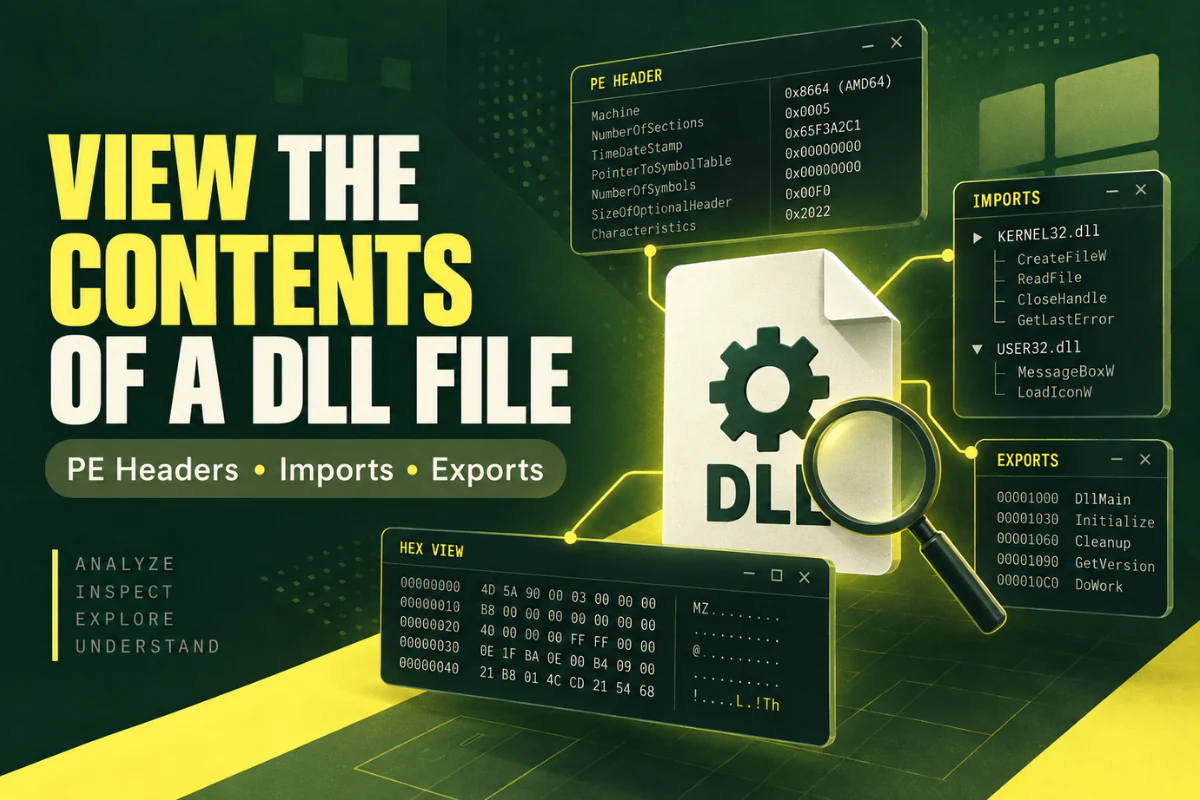 How to View the Contents of a DLL File — illustrated DLL guide thumbnail