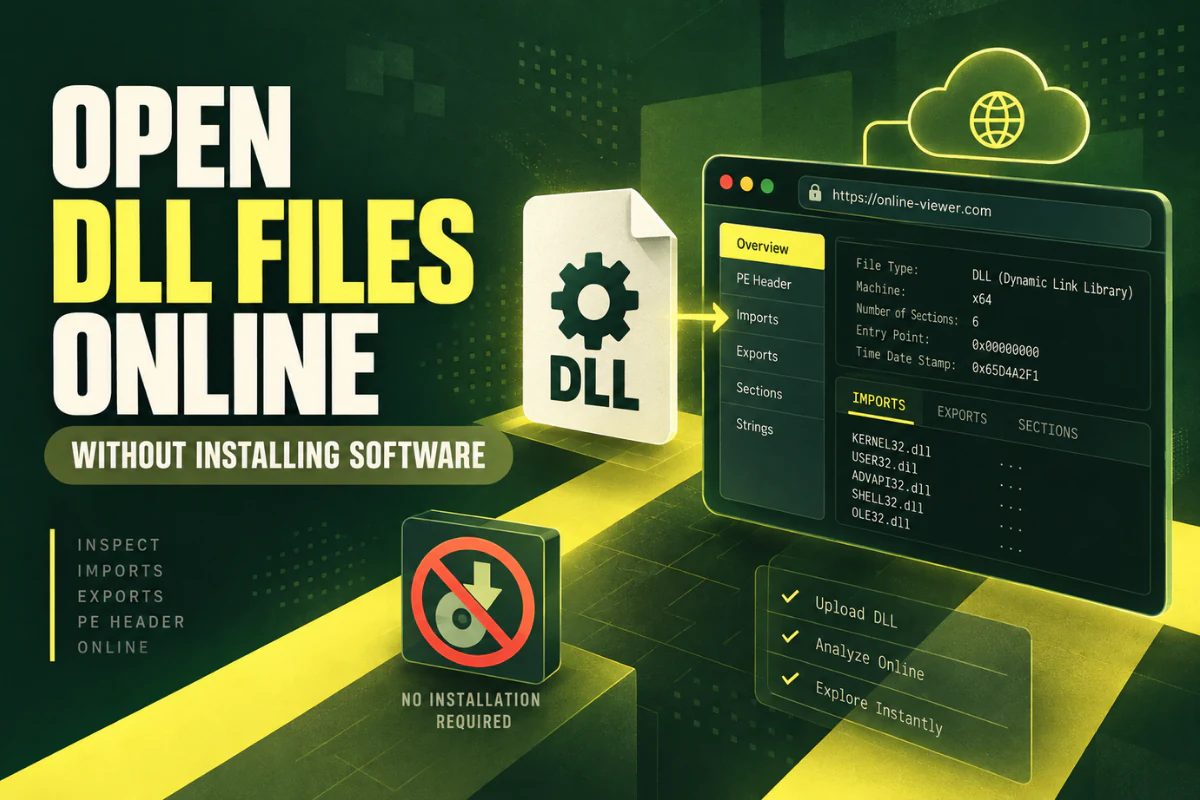 How to Open DLL Files Online Without Installing Software — illustrated DLL guide thumbnail